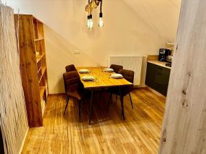 Kuchyň nebo kuchyňský kout v ubytování Ferienwohnung Springer