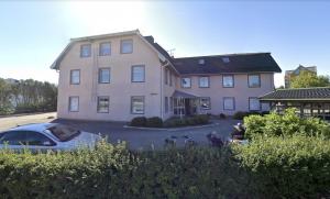 Budova, kde se aparthotel nachází
