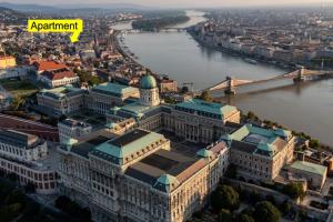 Výhľad na mesto Budapešť alebo výhľad na mesto priamo z apartmánu