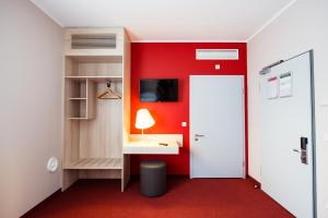TV a/nebo společenská místnost v ubytování Serways Hotel Spessart