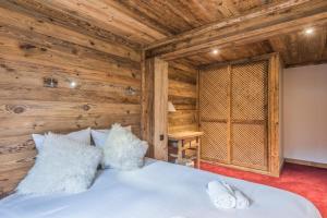 Posteľ alebo postele v izbe v ubytovaní Chalet du Jaillet - Welkeys