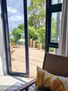 Balkón nebo terasa v ubytování La Bamba