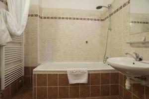 Koupelna v ubytování Apartment Dusni