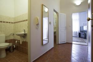 Koupelna v ubytování Apartment Dusni