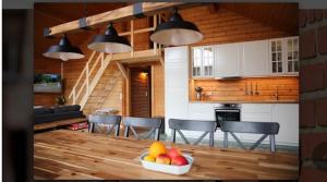 Kuchyň nebo kuchyňský kout v ubytování Hotel Hof Kirchhorst