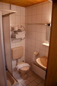 Koupelna v ubytování Hotel Gasthof Altmann