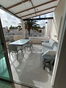Balkón alebo terasa v ubytovaní CALIMA Lodge Corralejo