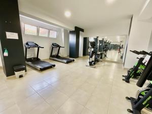 Fitness centrum a/nebo fitness zařízení v ubytování Tropical Rest Apartment