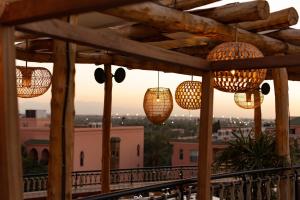 Balkón nebo terasa v ubytování Nobu Hotel Marrakech