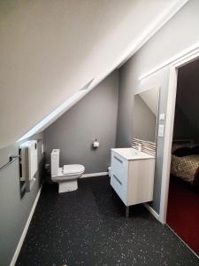 Kúpeľňa v ubytovaní Gîte Les Grandes Menières proche du Pal