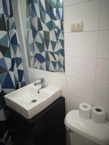 Koupelna v ubytování Condominio Espacio Uno Fco de Aguirre