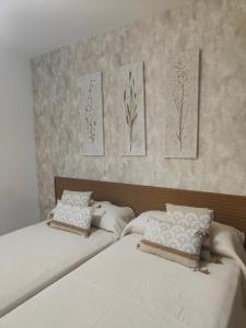 M&D Centro Málaga客房内的一张或多张床位