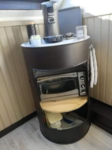 Kuchyňa alebo kuchynka v ubytovaní Le Nid douillet splendide Linge fourni + 3 fotografie