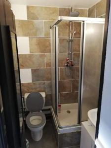 Kúpeľňa v ubytovaní Le Nid douillet splendide Linge fourni