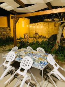 A garden outside Chalet in campagna