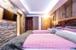 Postel nebo postele na pokoji v ubytování Villa Ambach