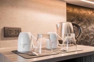 Oprema za pripravo čaja oz. kave v nastanitvi Aspira Gems Center Silom