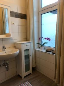 Vannituba majutusasutuses Schöne FeWo im Zentrum von Wismar