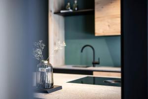 A kitchen or kitchenette at Aparthotel My Daum