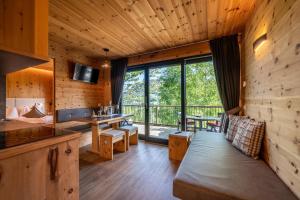Posezení v ubytování Camping Seiser Alm