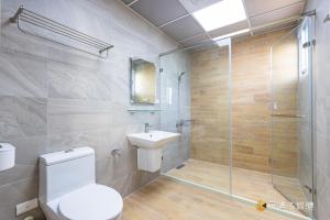 Koupelna v ubytování Tie Zhi Road B&B
