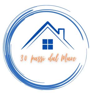 a logo for a real estate agent with a house at TrentapassidalMare Quinto al mare in Genova