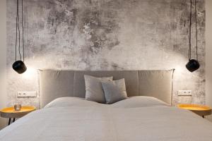 Katil atau katil-katil dalam bilik di My Suite Leesch - Hotel & Restaurant nahe Büsum - Hunde herzlich willkommen