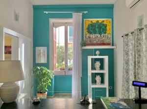 Baðherbergi á Hotel Posta