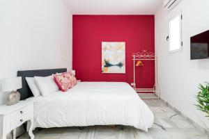 Postel nebo postele na pokoji v ubytování OleHousing-San Lorenzo