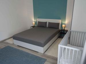 Posteľ alebo postele v izbe v ubytovaní Holiday home in Fonyod - Balaton 43111