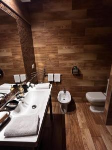 Koupelna v ubytování LU Suites