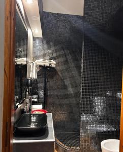 Koupelna v ubytování LU Suites