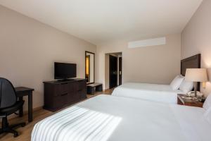 Katil atau katil-katil dalam bilik di Hotel Morrison Zona Rosa
