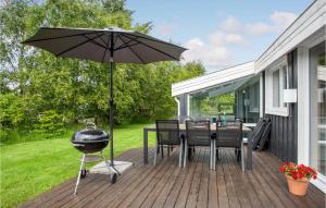 Zahrada ubytování Holiday Home Rævevej Bindslev