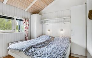 Postel nebo postele na pokoji v ubytování Holiday Home Rævevej Bindslev