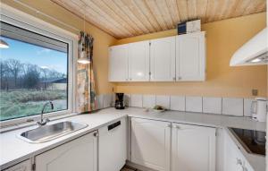 Dapur atau dapur kecil di 5 Bedroom Pet Friendly Home In Oksbøl