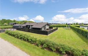 an aerial view of a house with a large yard at 5 Bedroom Amazing Home In Haderslev in Flovt