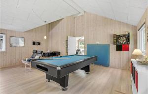 a room with a pool table in a house at 7 Bedroom Cozy Home In Sydals in Høruphav