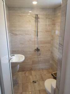 Koupelna v ubytování Къща Генчеви