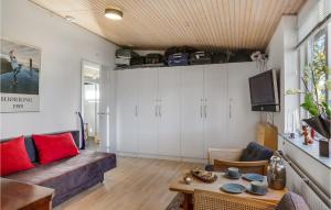 TV a/nebo společenská místnost v ubytování Cozy Apartment In Sæby With Wifi