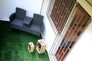 Posezení v ubytování Apartment with private patio