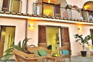 Balkón nebo terasa v ubytování Lemon Flats Sorrento