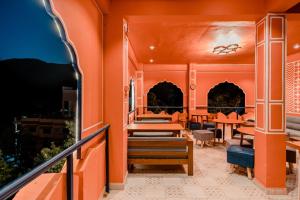 Posezení v ubytování Stamps By Eight Continents, Pushkar