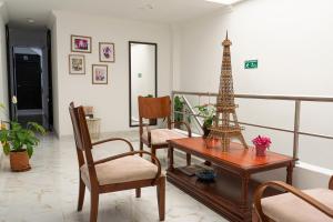 Hotel Orquídea Real的休息区