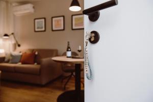 Area soggiorno di Achs-Wendelin Weinlofts