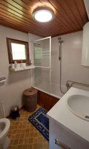 Koupelna v ubytování Chalet 172 - La Boverie