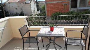 Balkón alebo terasa v ubytovaní Makarska Studio apartments in the city center Taja