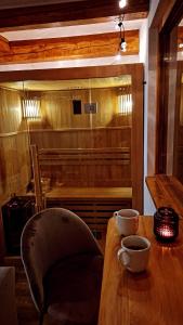 Posezení v ubytování Lunela estate with sauna