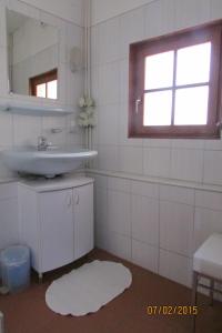 Koupelna v ubytování Gîte L'Instant Durable