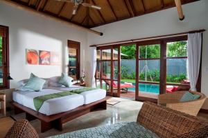 Posezení v ubytování Mango Tree Villas Jimbaran Bali